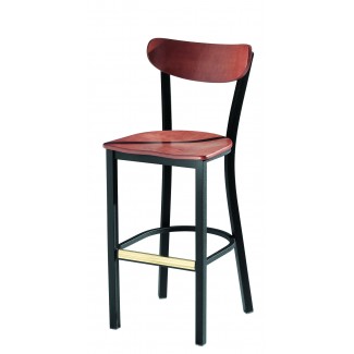 Bar Stool with Wood Seat 921-30