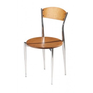 Café Twist Side Chair with Wood Seat and Back 195 