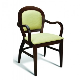 Eco Friendly Restaurant Beech Solid Wood Arm Chair SUTTON Series