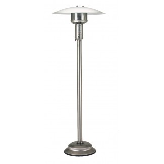 Natural Gas Patio Heater Stainless Steel with Push Button Ignition