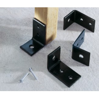 Powder Coated Bench Anchors - Set of 4