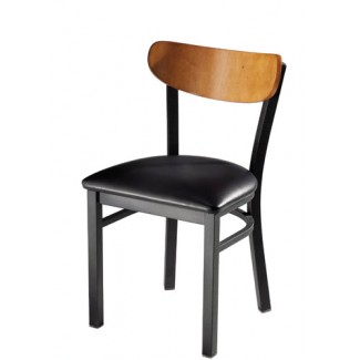 Wood Side Chair with Upholstered Seat 921 