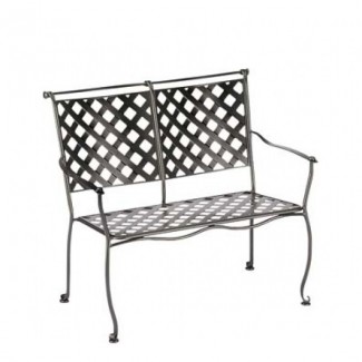 Wrought Iron Hospitality Benches Maddox Stacking Bench