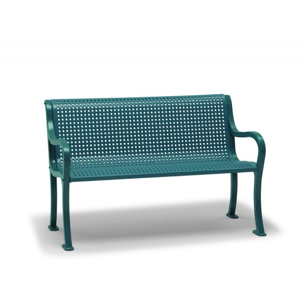 6' Plastisol Bench with Back