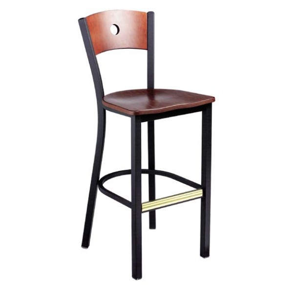 Bar Stool with Upholstered Seat 951