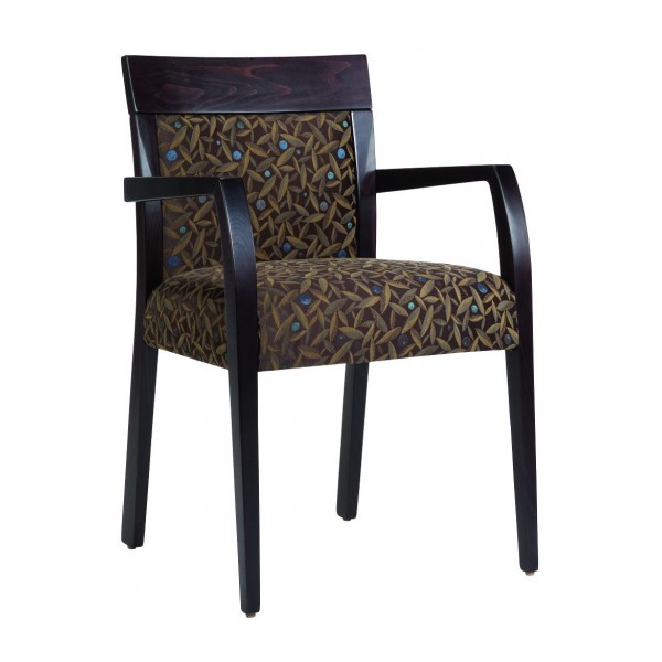 Contemporary Restaurant Solid Beech Wood Arm Chair CFC-234F-BOX 