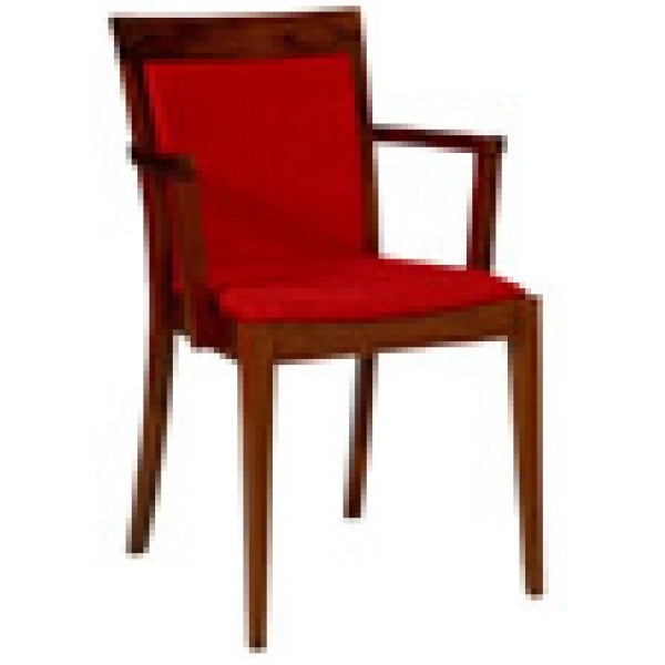 Contemporary Restaurant Solid Beech Wood Arm Chair CFC-235 