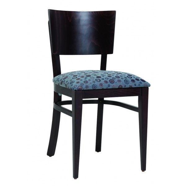 Contemporary Restaurant Solid Beech Wood Side Chair CFC-118F 