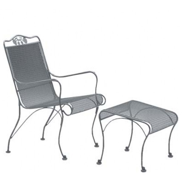 Wrought Iron Hospitality Lounge Chairs Briarwood Ottoman