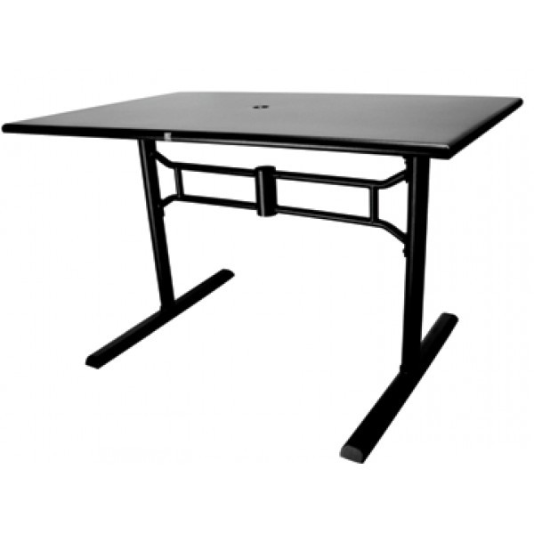 Wrought Iron Cafe Furniture Ada Compliant Metal Top Table