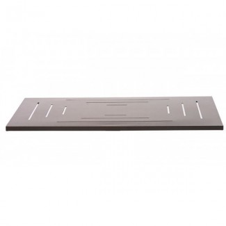 24" Square Aluminum Slat Table Top
