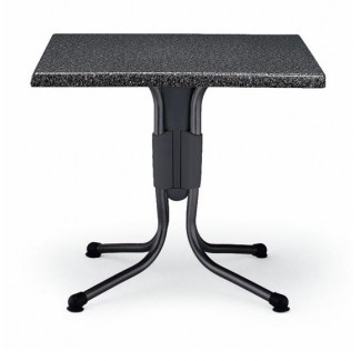 Polo 31" Square Aluminum Table with Granito Top