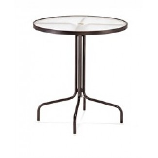 36" Round Acrylic Top Bar Height Table M1538