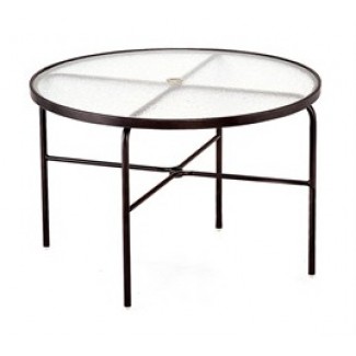 42" Round Acrylic Top Dining Table M1042-6