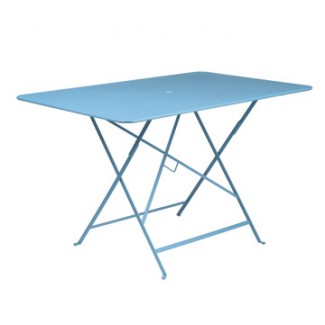 46" x 30" Folding Bistro Table with Parasol Hole