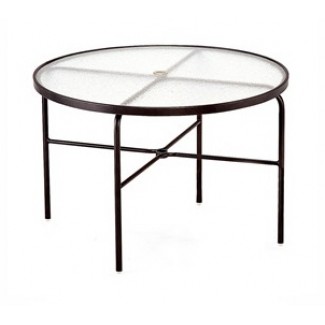 48" Round Acrylic Top Dining Table M1048-6