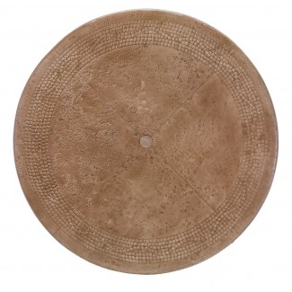 48" Round Faux Stone Mosaic Table Top with Umbrella Hole MRBM-048