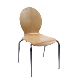 Moderne Nesting Bentwood Side Chair N6-RD