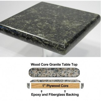 24" Round Standard Granite Table Top