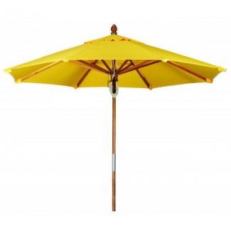 11' Octagonal Teak Market Umbrella