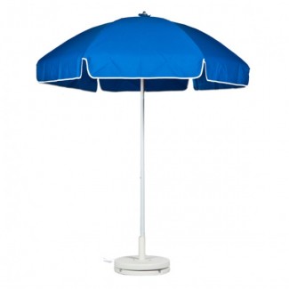6-5 Foot Fiberglass Lifeguard Umbrella With Valance And Aluminum Pole