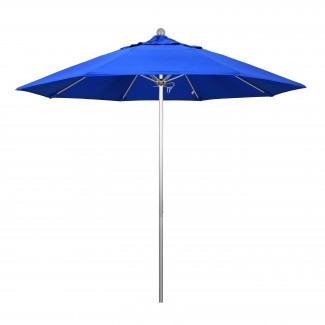 9' Octagonal Fiberglass Rib Market Umbrella with Pole Color Option