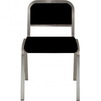 Nine-0 Aluminum Stacking Soft Back Side Chair