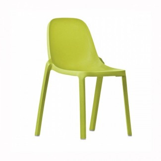 Broom Recycled Restaurant Chair in Green