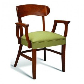 Beech Wood Stacking Arm Chair CC100 Series with Wrapped Sides