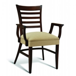 Beech Wood Stacking Arm Chair CC105 Series with Wrapped Sides