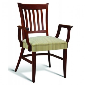 Beech Wood Stacking Arm Chair CC110 Series with Wrapped Sides
