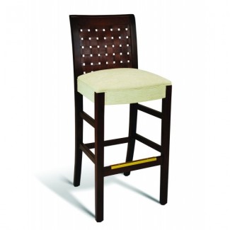 Beech Wood Bar Stool 350 Series with Wrapped Sides