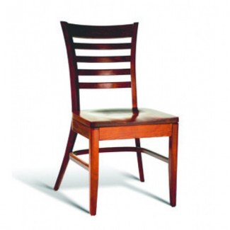 Beech Wood Stacking Side Chair CC105 Series with Padded Seat