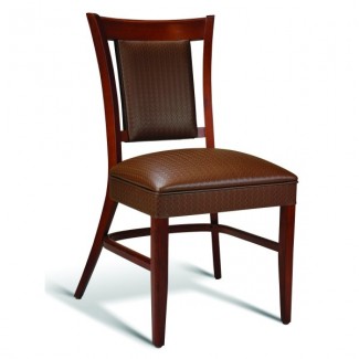 Beech Wood Stacking Side Chair CC111 Series with Padded Seat