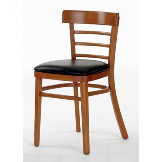 Beech Wood Side Chair 200P with Ladder Back