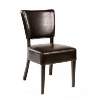 Wood-Grain Metal Side Chair M5560