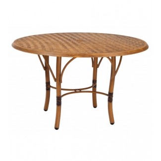 Glade Isle Dining Table With Thatch Top
