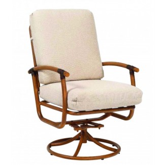 Glade Isle Swivel Rocker Dining Arm Chair