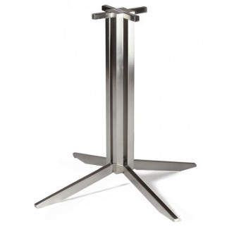 Gehry Stainless Steel Industrial Bar Table Base