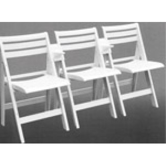 Ispra Arm Link for Folding and Stacking Chairs - White