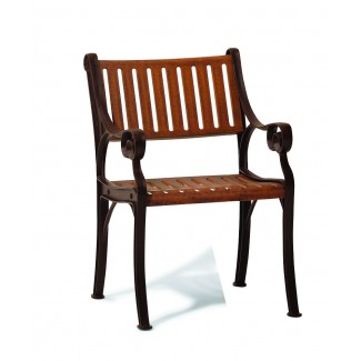 Madison Faux Wood Arm Chair