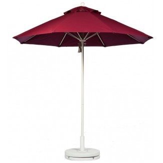 7-5 Foot Fiberglass Market Umbrella With Aluminum Pole - Pulley Lift