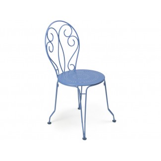 Montmartre Stacking Bistro Side Chair with Perforated Seat