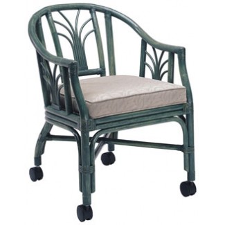Rattan Arm Chair with Casters RA-634UR 