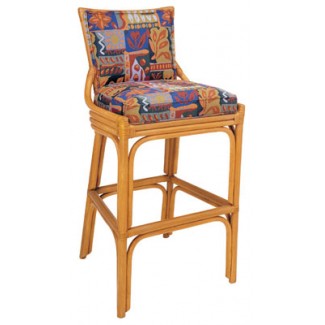 Rattan Bar Stool with Picture Back BS-401UR 