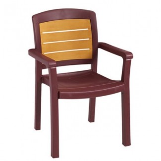 Aquaba Grosfillex Stacking Arm Chair