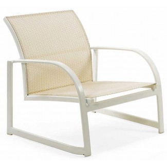 Scandia Relaxed Sling Sled Base Stacking Sand Chair M4506S