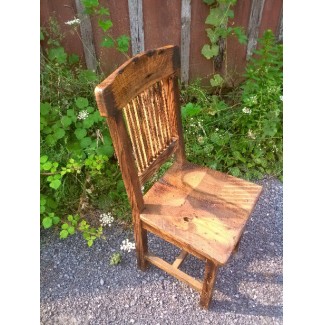Speakeasy Reclaimed Wood Bar Chair