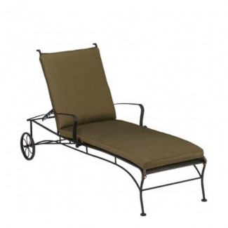 Bradford Wrought Iron Adjustable Chaise Lounge