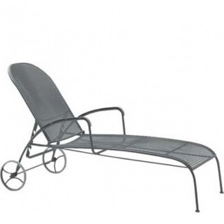 Valencia Wrought Iron Adjustable Chaise Lounge
